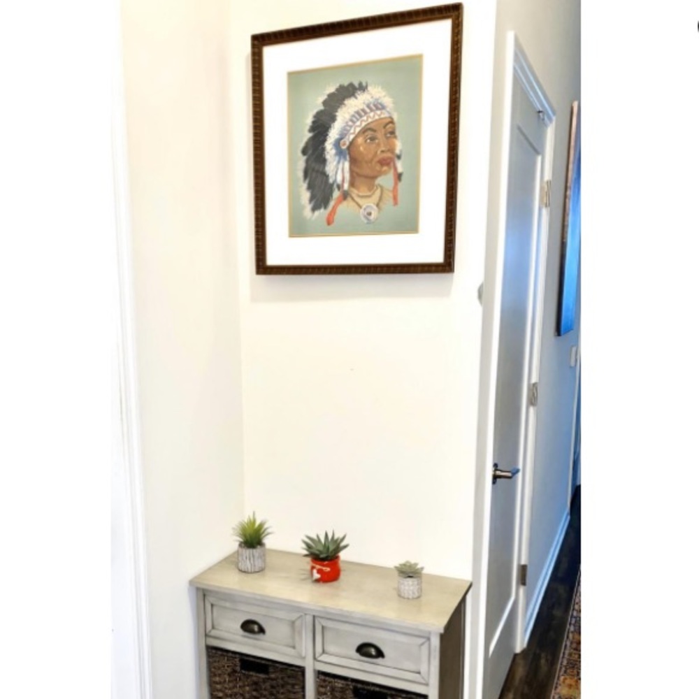 🌺 🖼 Vintage embroidered native American art